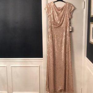NWT Adrianna Papell Formal Sequin Dress Size 14